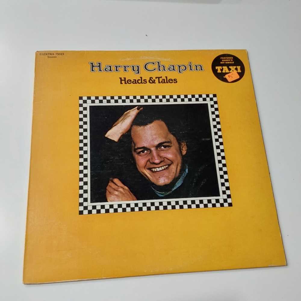 🔥 Near Mint Rare 1972 Harry Chapin Heads & Tales 33 RPM Folk Rock LP Elektra.